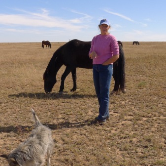 Jackie Fleming won't adopt out her mustangs or ride them. She just enjoys letting them live free on 1,100 acres of open range.